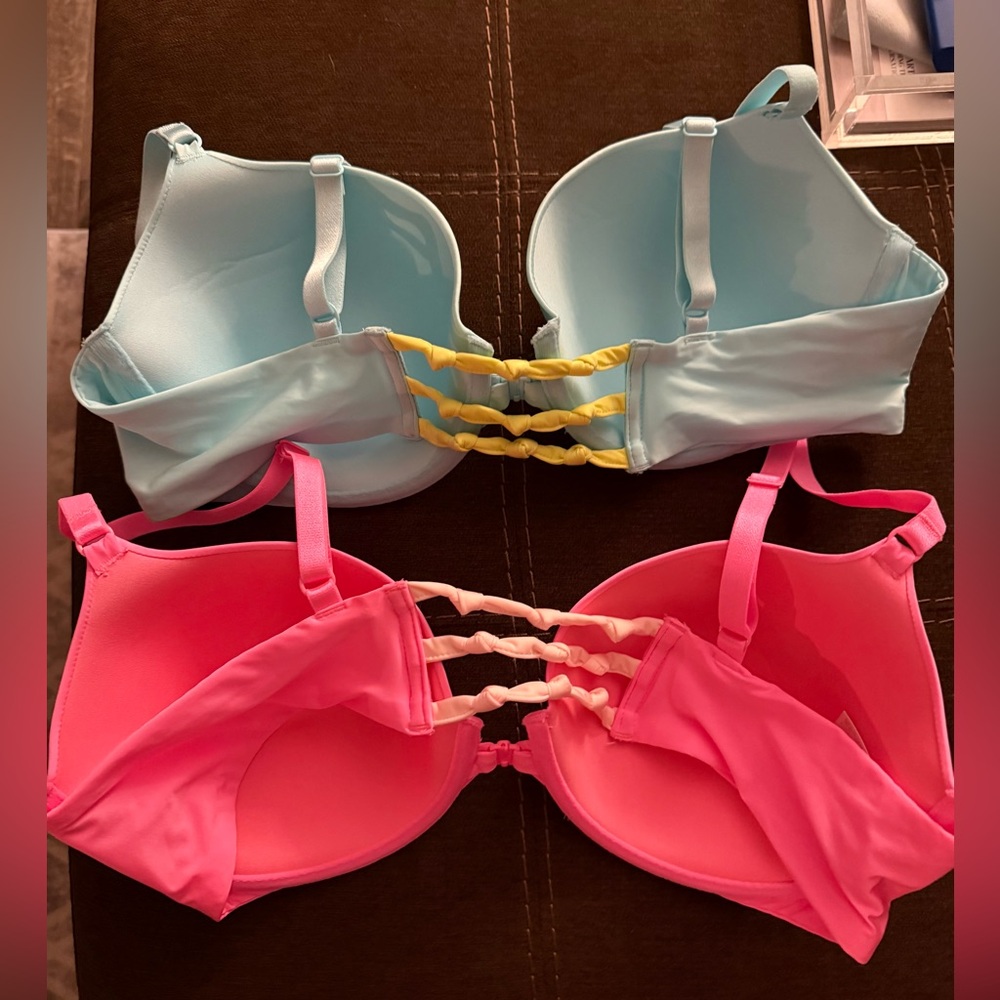 Victoria’s Secret Pink and Aqua Women's Bra Bundle - Picture 5 of 7